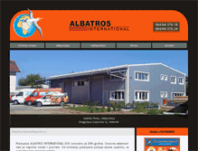 Tablet Screenshot of albatros.co.rs