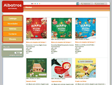 Tablet Screenshot of albatros.com.ar